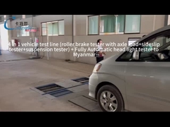 미얀마에 대한 4인1차량 테스트 라인