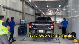 4WD AWD 차량용 속도계 테스터 및 브레이크 테스터용 카티시 프리 롤러