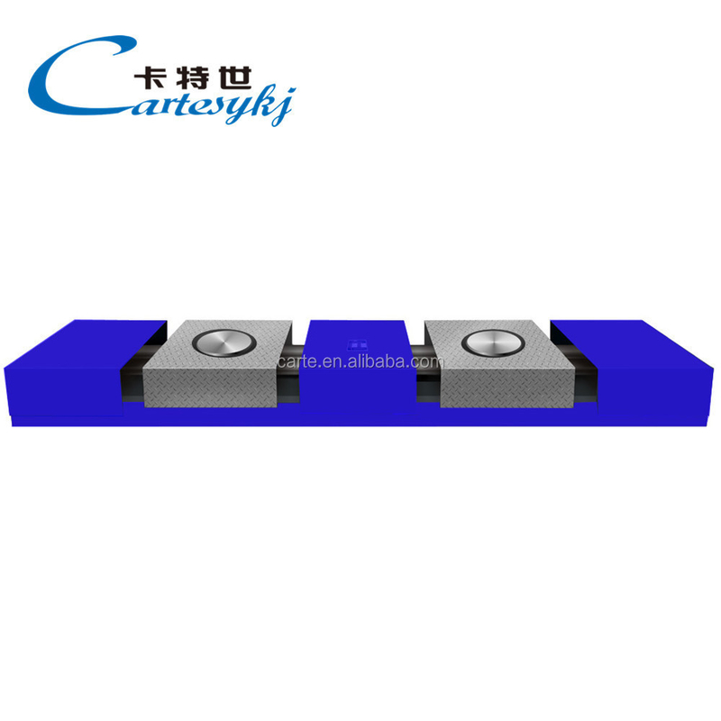 CTZJ-10 트럭 차량 스티어링 앵글 검사기 터치 스크린이 있는 LCD 제어 장치로 부하 10T