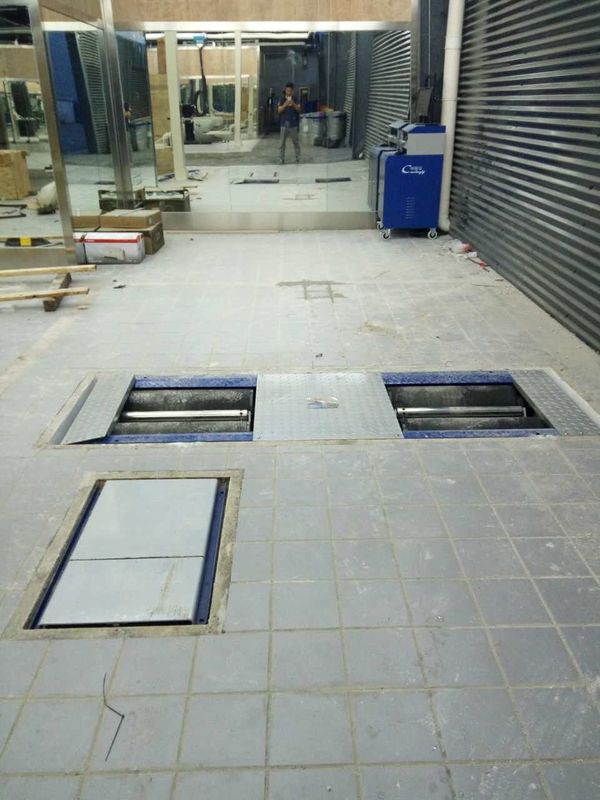 Cartesy 브랜드 CTGT-3-3C 롤러 트리니티 차량 테스트 라인 차축 부하가 있는 롤러 브레이크 테스터 경자동차용 단일 플레이트 사이드 슬립 테스터