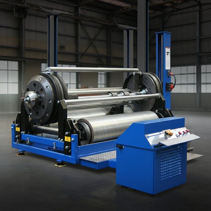 4륜구동 차량용 이동식 트럭 롤러 브레이크 테스터, 10톤 용량 차량 검사 라인, 차량 검사 장비