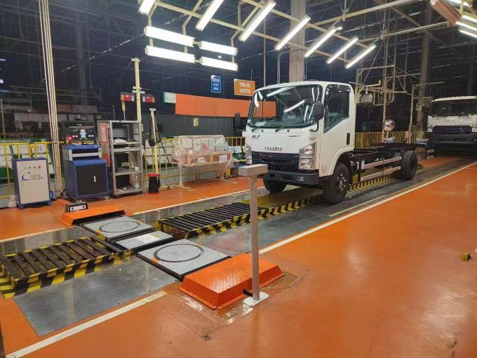 CTZJ-10 트럭 차량 스티어링 앵글 검사기 터치 스크린이 있는 LCD 제어 장치로 부하 10T