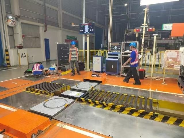 CTZJ - 10 차량 스티어링 각도 검사기 산업 제어 시스템을 갖춘 트럭 및 자동차용 차량 검사 장비