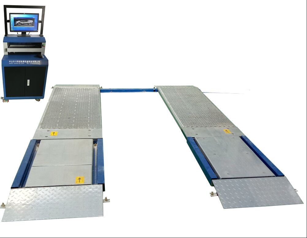 4T 용량 초평판 브레이크 검사기 10000kg 최대 축 무게의 트럭