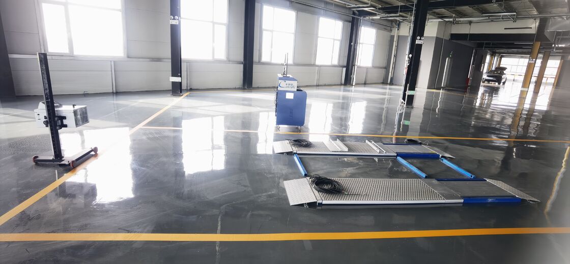 4T 용량 초평판 브레이크 검사기 10000kg 최대 축 무게의 트럭