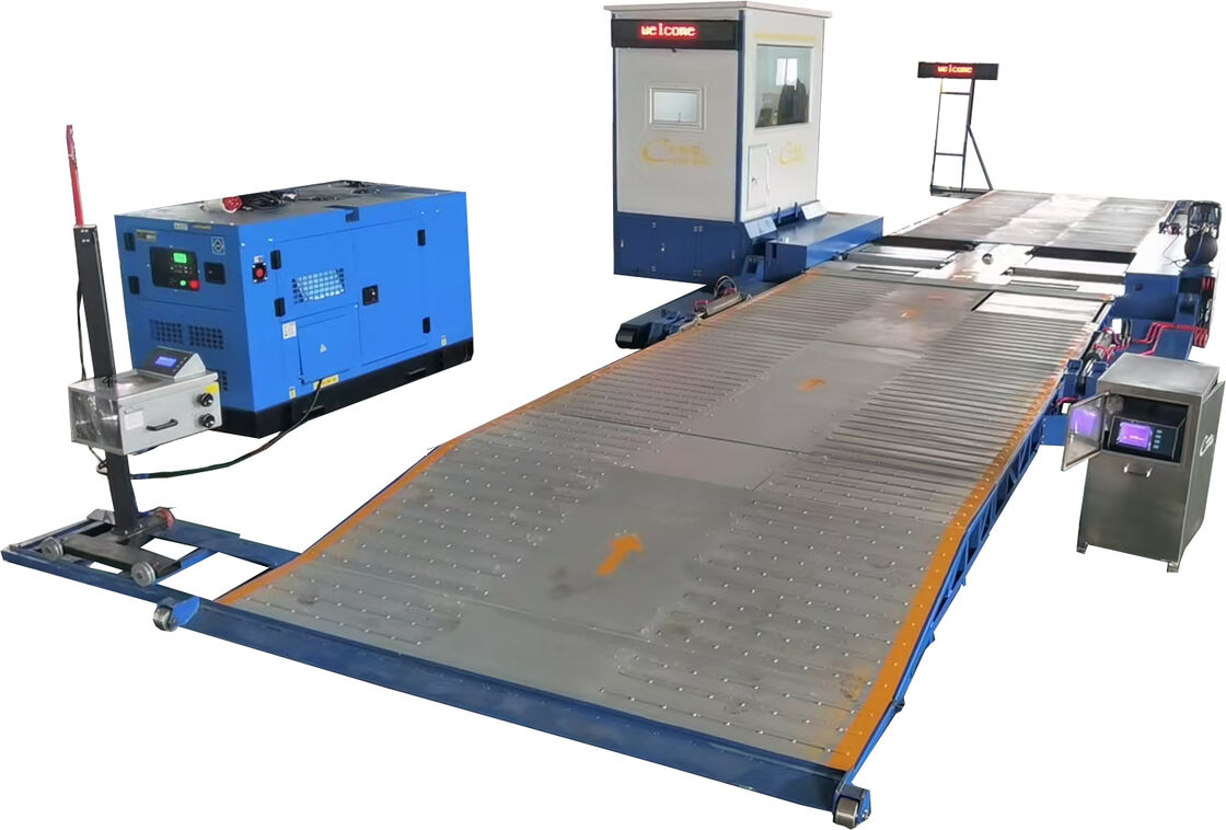 작업 위치 이동 차량 안전 테스트 라인 10000kg 부하 CTYJ-10 이동 테스트 라인