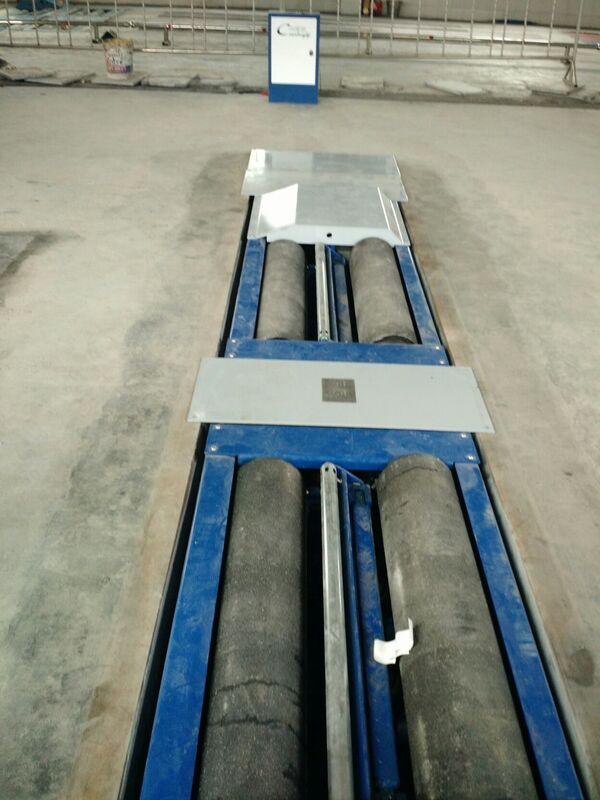 Cartesykj 브랜드 CTFZ-13B 롤러 브레이크 테스터 반대 힘 테스터 (액슬 하중 장착 가능, 15톤 차량용 자동차 브레이크 롤러)