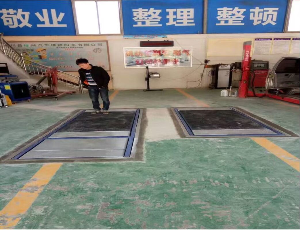 Cartesykj 럭셔리 플랫 브레이크 테스터 3T ​​10T 15T 차량 검사 장비 차량 테스트 레인 2CTHPB-13 사이드 슬립 서스펜션 액슬 로드 브레이크 테스터 포함