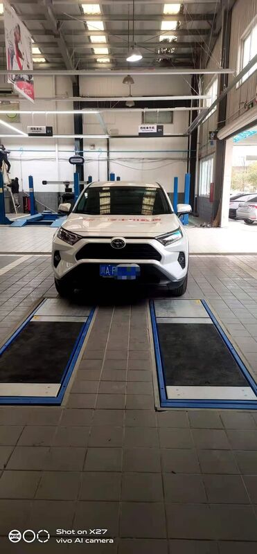 Cartesykj 럭셔리 플랫 브레이크 테스터 3T ​​10T 15T 차량 검사 장비 차량 테스트 레인 2CTHPB-13 사이드 슬립 서스펜션 액슬 로드 브레이크 테스터 포함