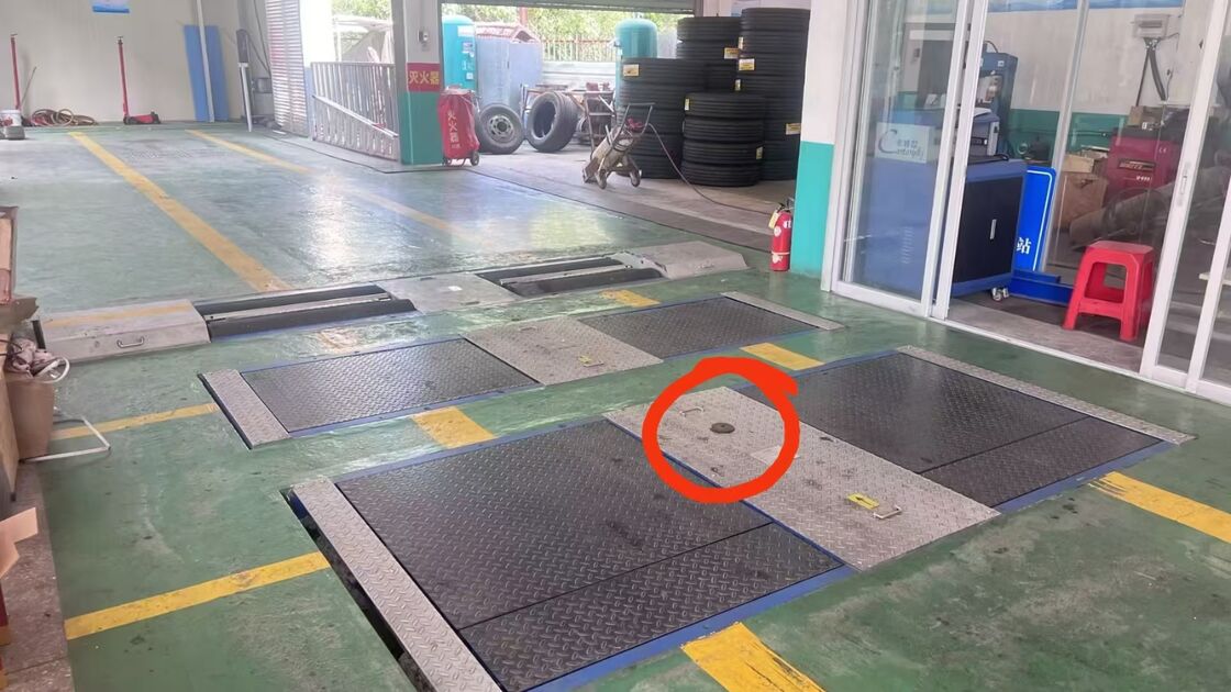 Cartesy 10t 하중 CTCH-10 차량 측면 미끄러짐 테스터 (트럭 및 자동차 검사 장비용)