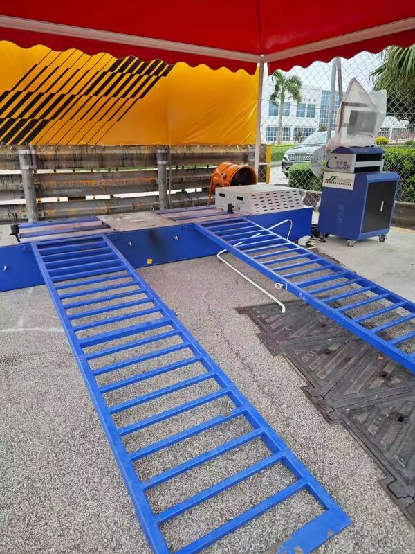 4t 부하 차량 차시 다이내모터 160kW 최대 흡수력 및 3000kg 최대 축 부하 자동차 성능 테스트