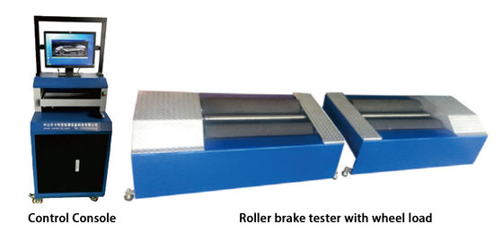 트럭 롤러 브레이크 테스터 벨트 차량 검사 장비 4t 로드 용량 CTFZ-3B 리프팅 테스트 기계